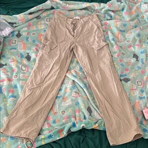 Zara tan cargo pants